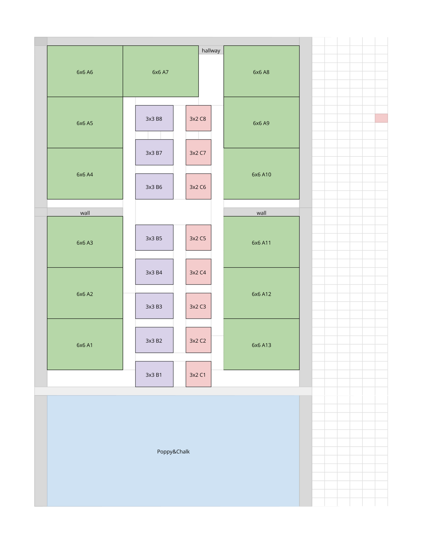 Vendor Booth Rental 6x6